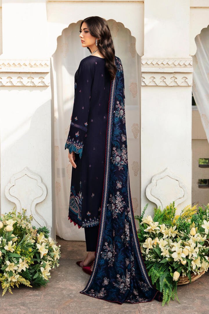 Ramsha 3 Piece Embroidered Karandi Suit (R-1001)