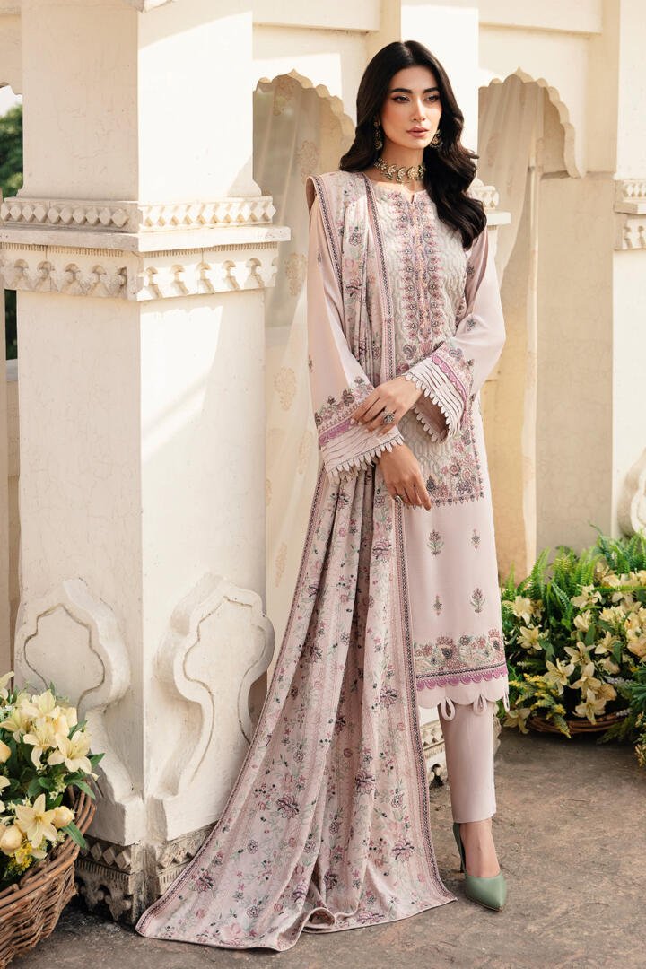 Ramsha 3 Piece Embroidered Karandi Suit (R-1002)