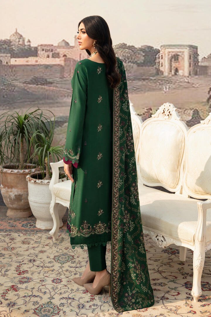 Ramsha 3 Piece Embroidered Karandi Suit (R-1008) gulbuy.com