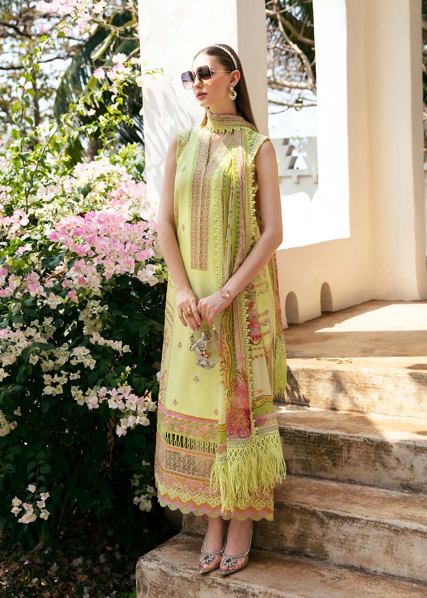 KANWAL MALIK 3PC EMBROIDERED LAWN SUIT (Anisa)