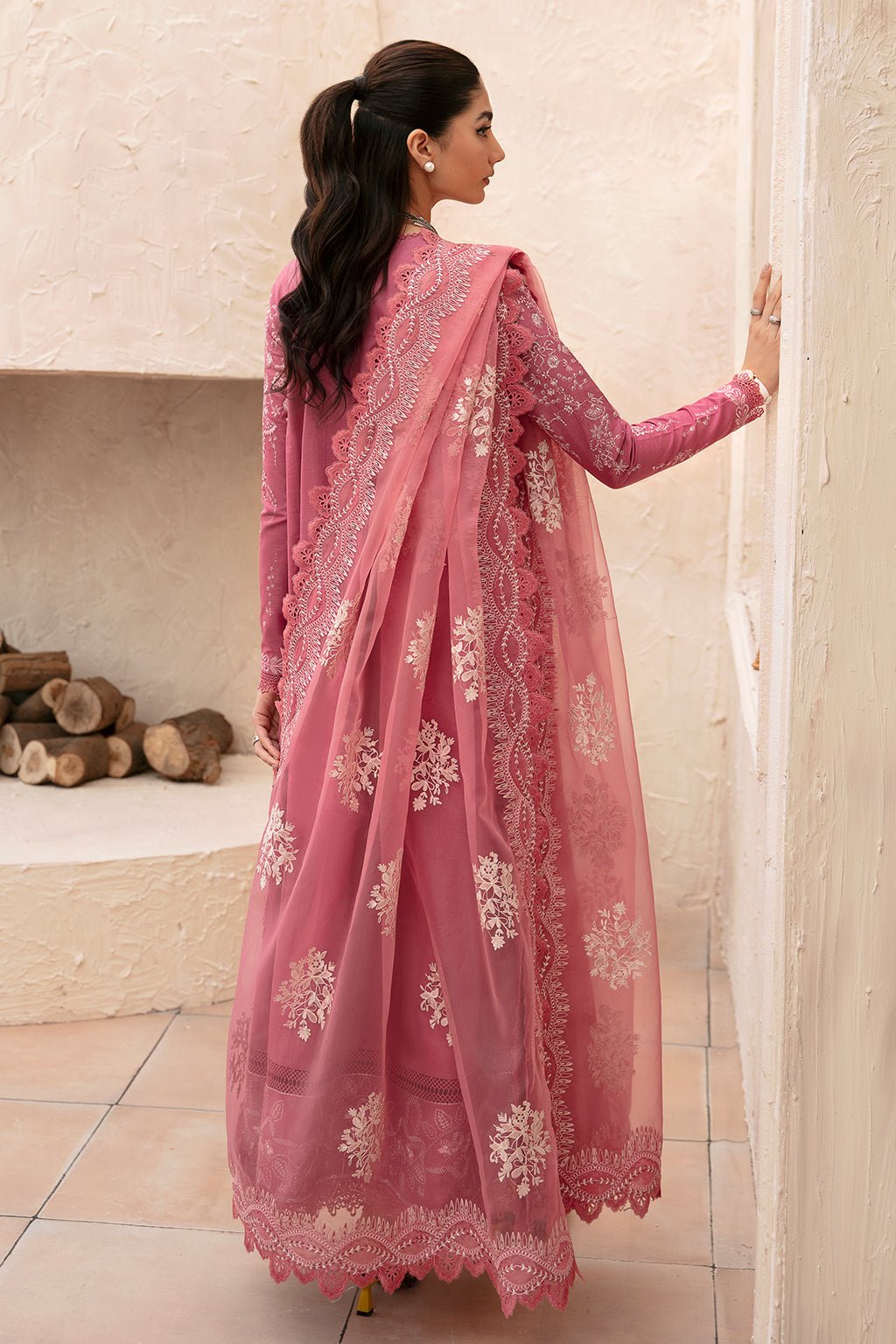 AFROZEH 3PC EMBROIDERED LAWN SUIT (6610-Aurelia) gulbuy.com
