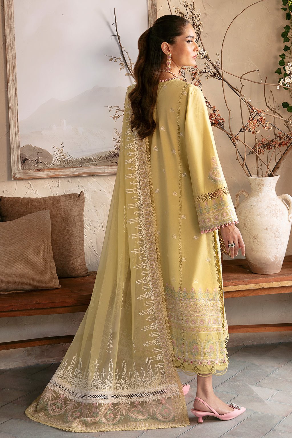 AFROZEH 3PC EMBROIDERED LAWN SUIT (662-Liliana) gulbuy.com