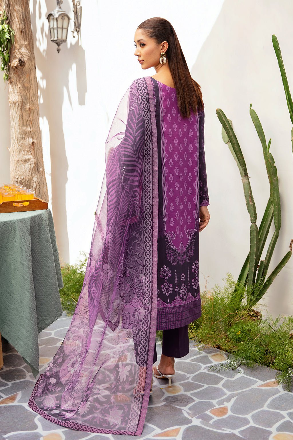 Ramsha 3 Piece Embroidered Lawn Suit (L-1209) gulbuy.com