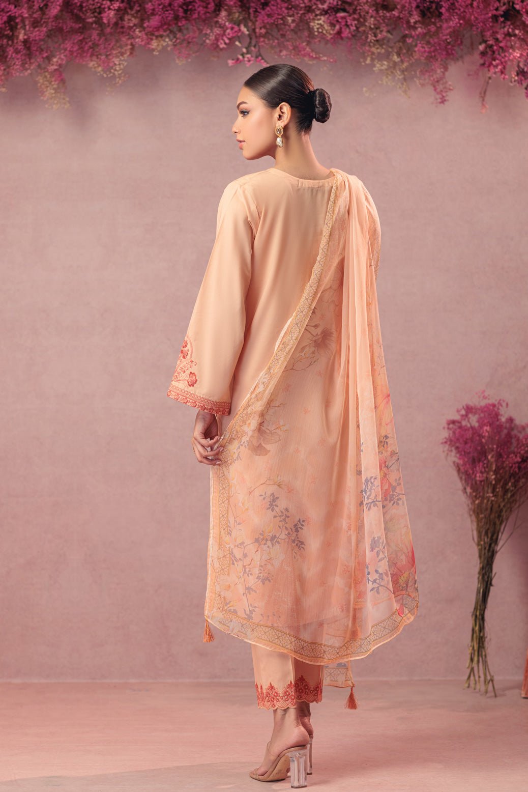 BONANZA SATRANGI 3PC PRINTED CAMBRIC SUIT (1S24B3P001)