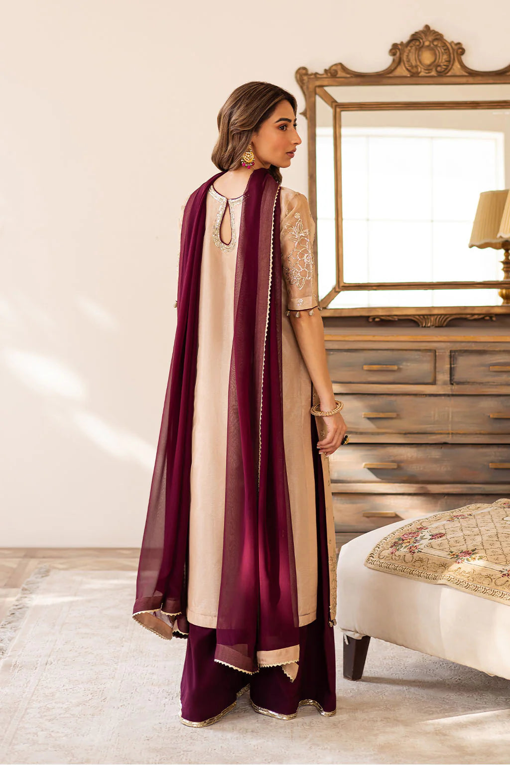 Vanya 3Pc Embroidered Organza Suit SN-02 gulbuy.com