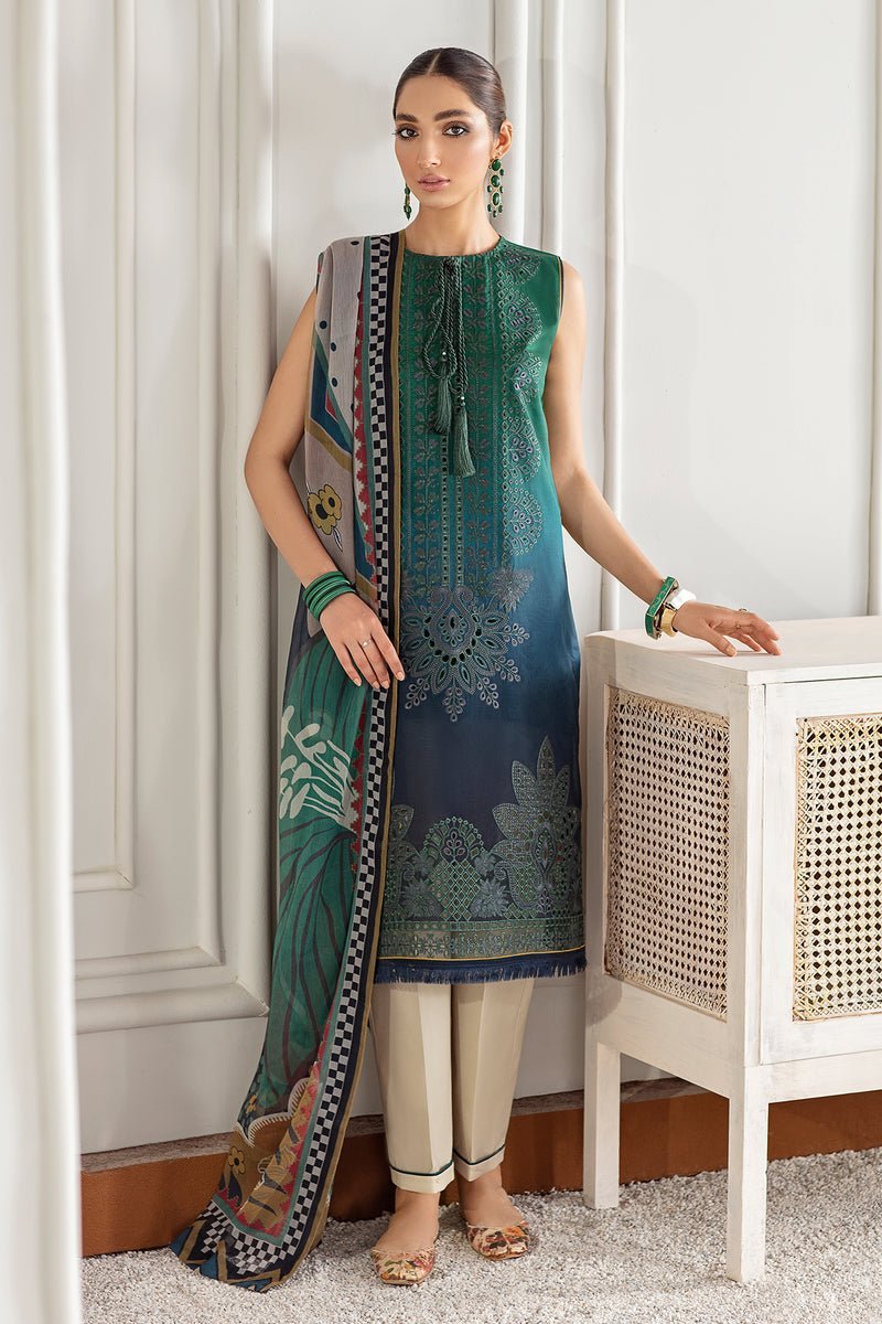 BAROQUE 3PC PRINTED LAWN SUIT (BQU-FL21-D1)