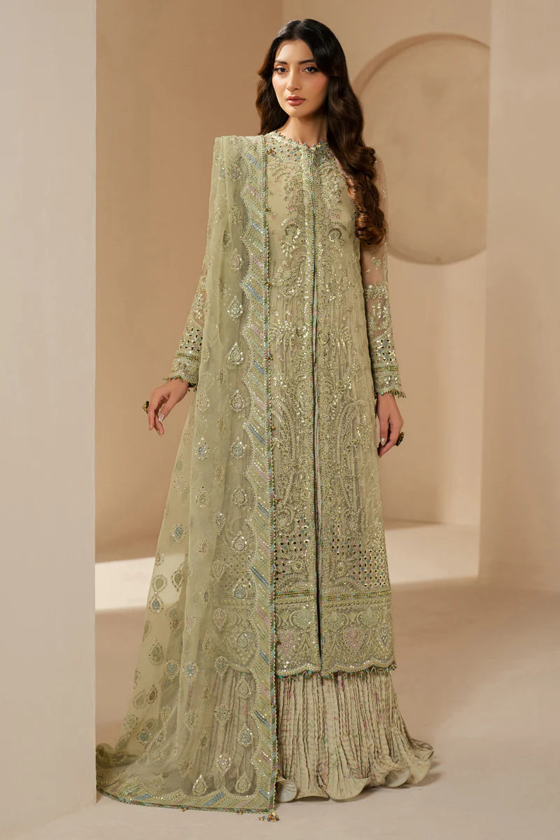 Jazmin 3Pc Embroidered Chiffon Suit WF’25-07