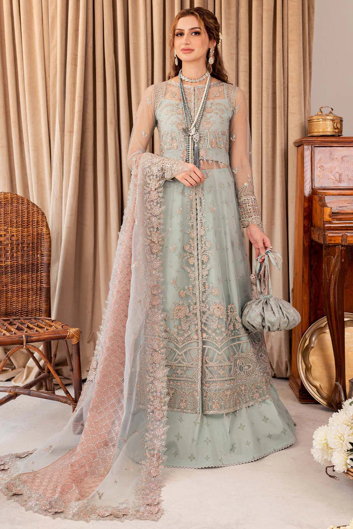 Farasha 3Pc Embroidered Net Suit Camilla