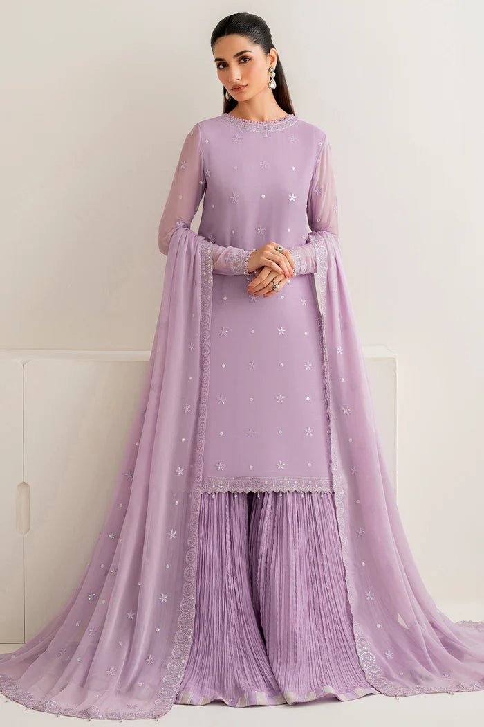 Farasha 3Pc Embroidered Chiffon Suit Sasha XL gulbuy.com