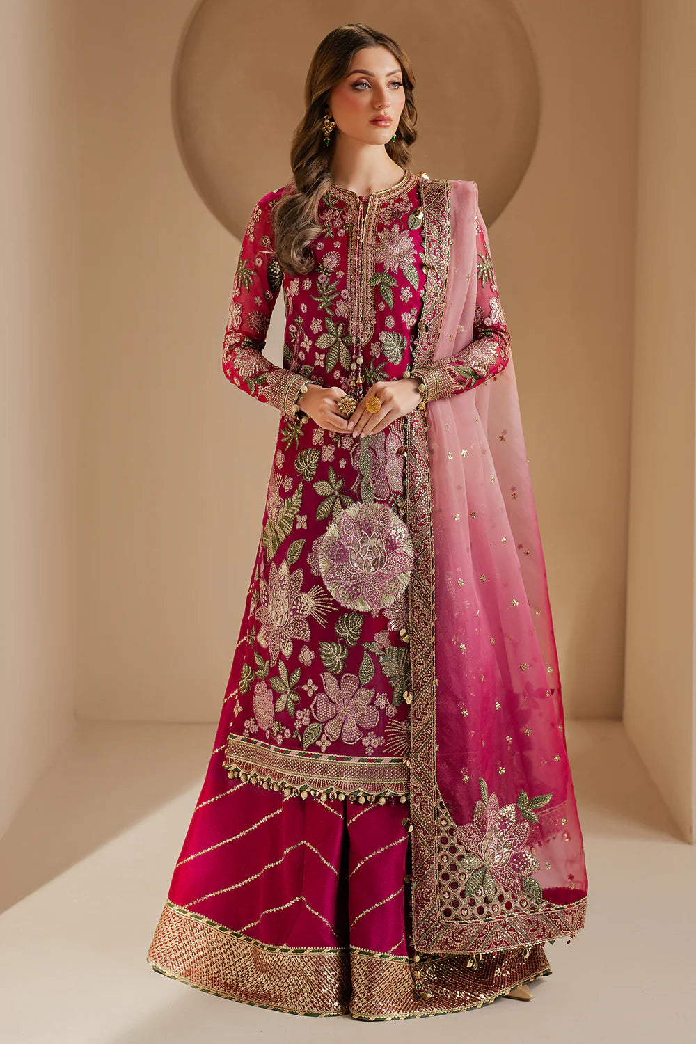 Jazmin 3Pc Embroidered Chiffon Suit WF’25-03