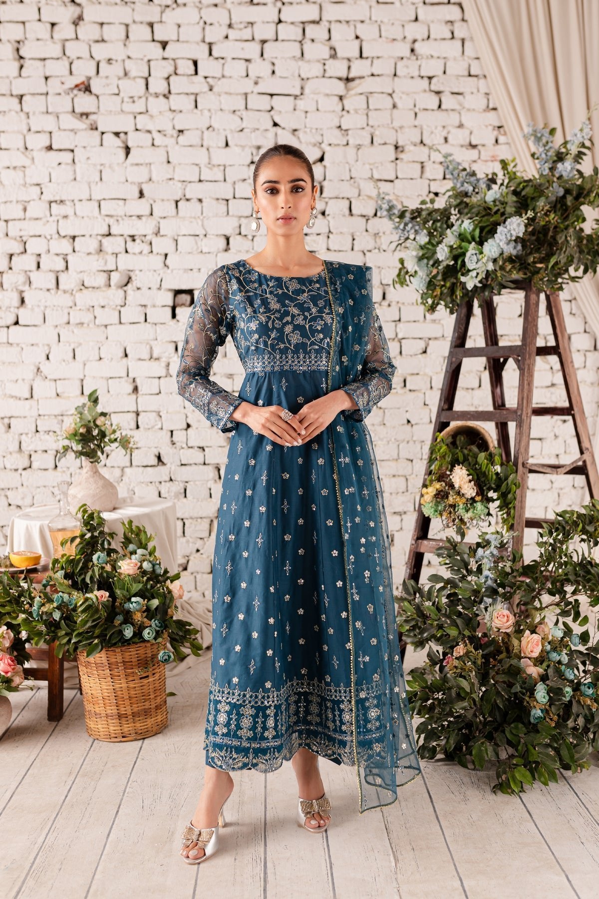Batik 3Pc Embroidered Lawn Suit (Zaria-3Pc)