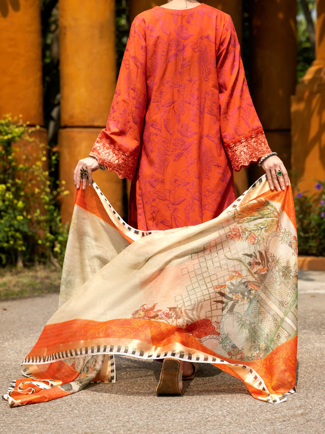Almirah 3Pc Embroidery Jacquard Suit ALP-3PS-2014 gulbuy.com