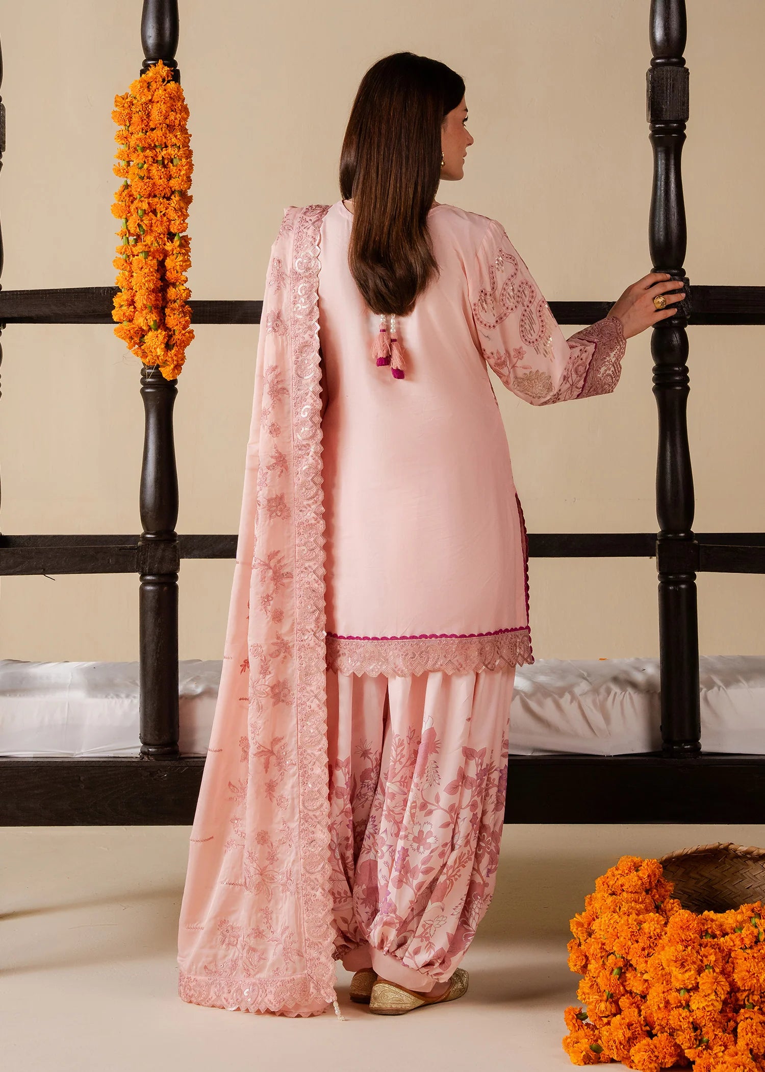 Haseens 3Pc Embroidered Lawn Suit Ashma