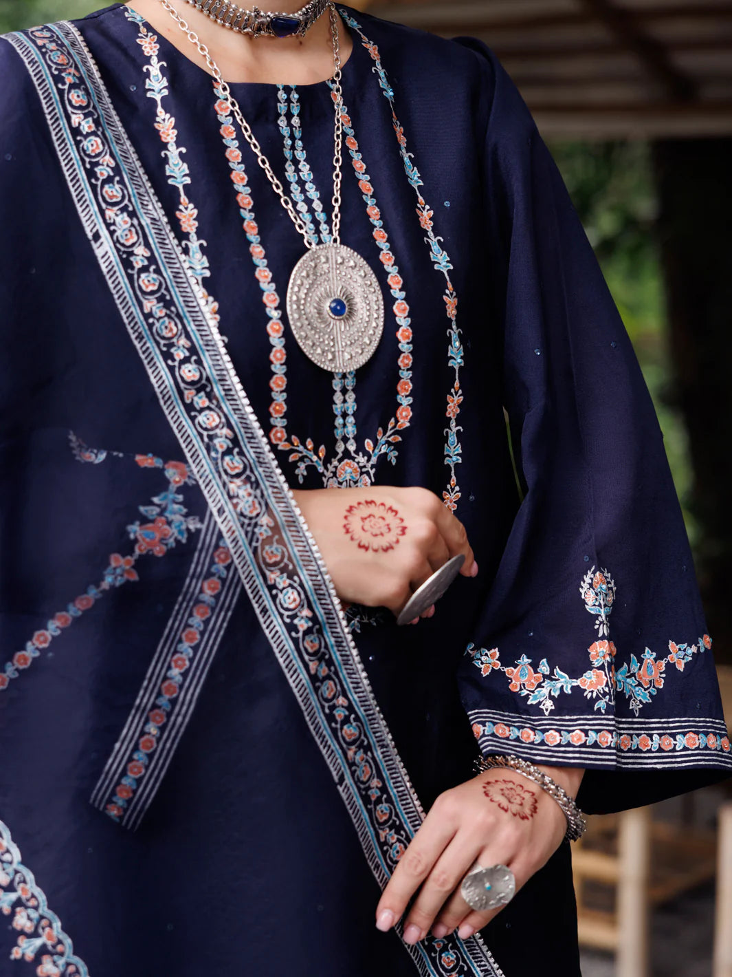 Almirah 3Pc Embroidery Silk Suit ALP-3PS-2030 gulbuy.com