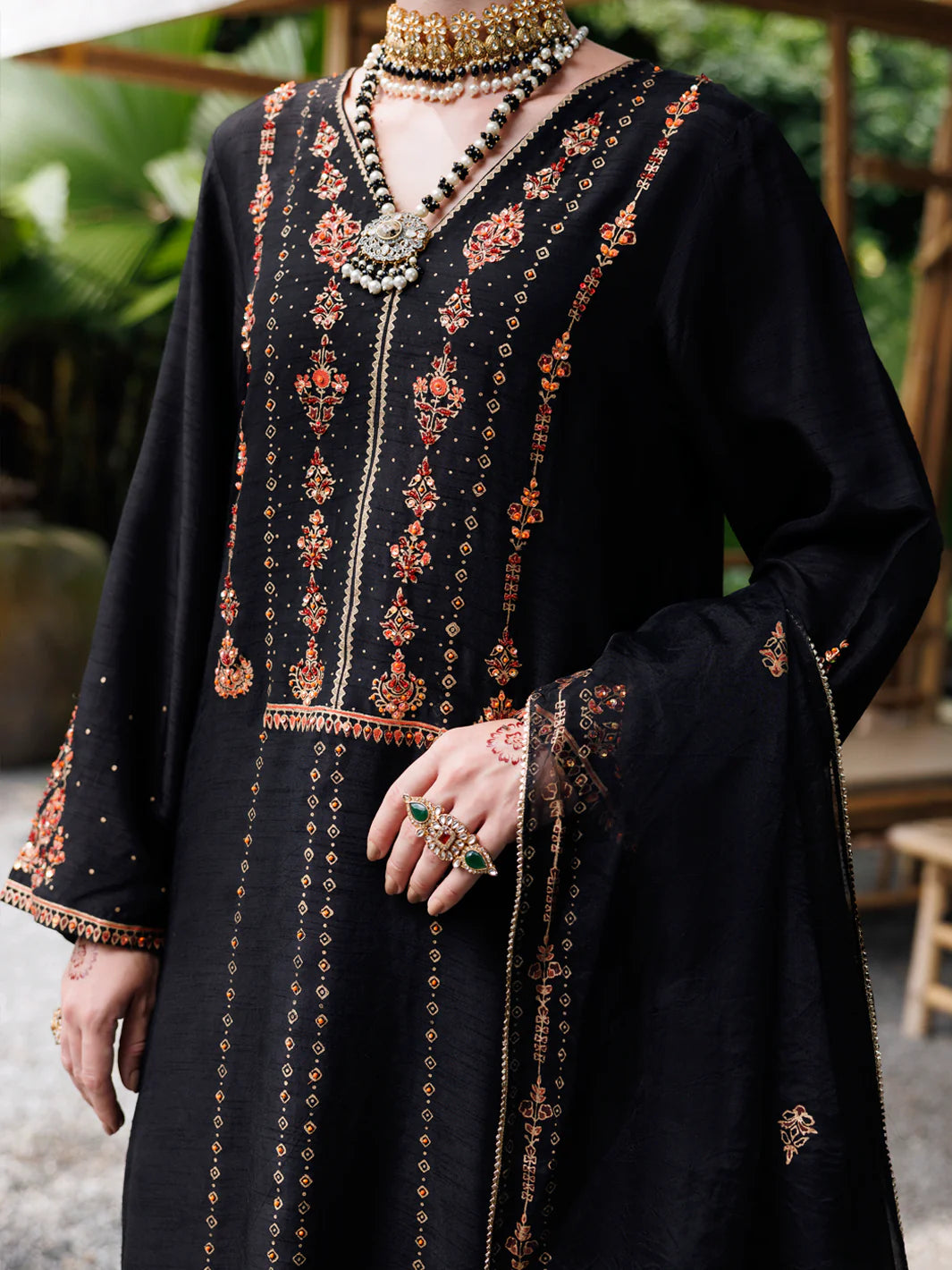 Almirah 3Pc Embroidery Silk Suit ALP-3PS-2031 gulbuy.com