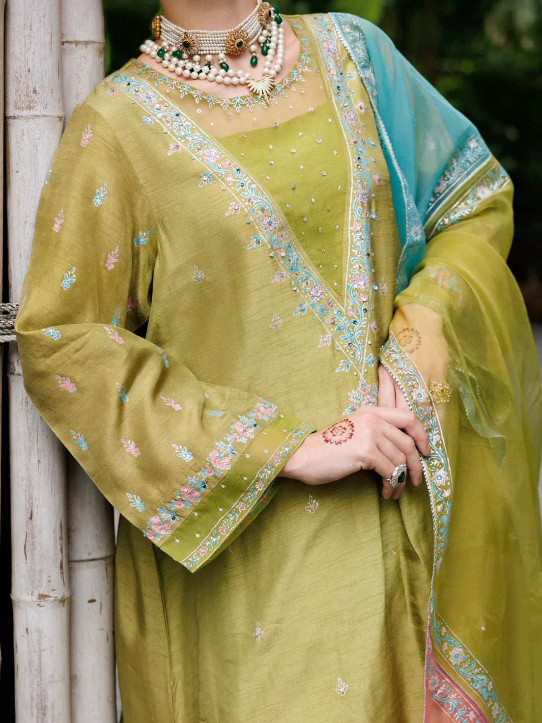 Almirah 3Pc Embroidery Silk Suit ALP-3PS-2034 gulbuy.com