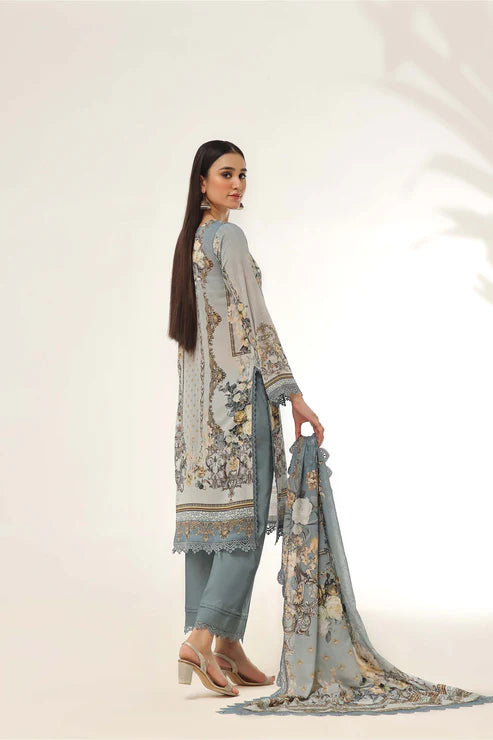 Jade 3Pc Printed Lawn Suit 25-RL-20464 B gulbuy.com