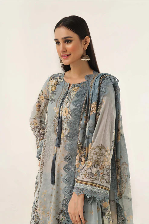 Jade 3Pc Printed Lawn Suit 25-RL-20464 B gulbuy.com