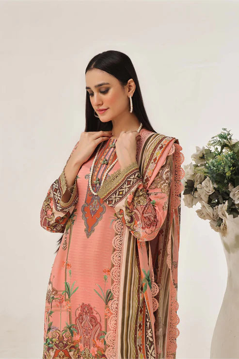 Jade 3Pc Printed Lawn Suit 25-RL-20465 A gulbuy.com