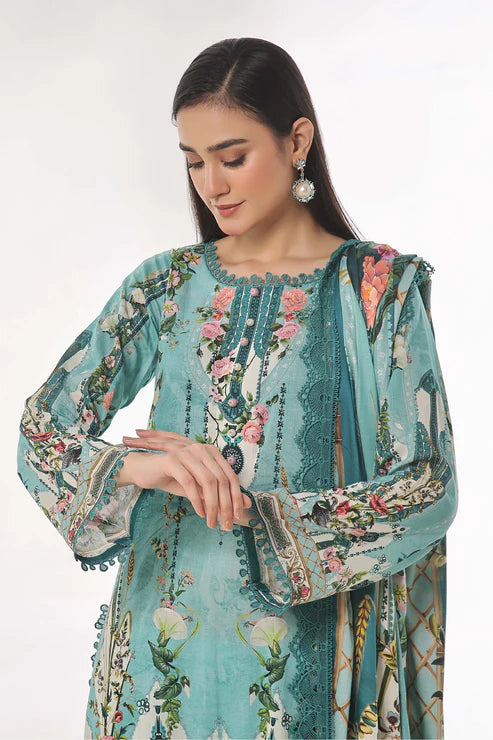 Jade 3Pc Printed Lawn Suit 25-RL-20485 A gulbuy.com