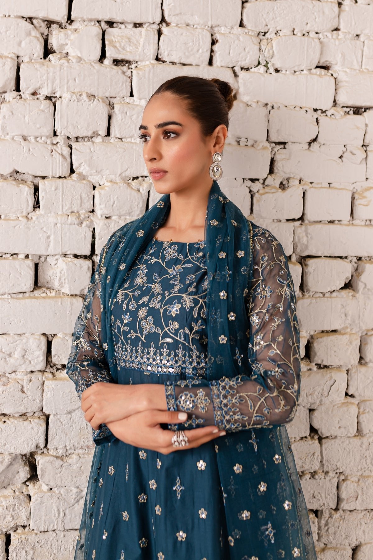 Batik 3Pc Embroidered Lawn Suit (Zaria-3Pc)