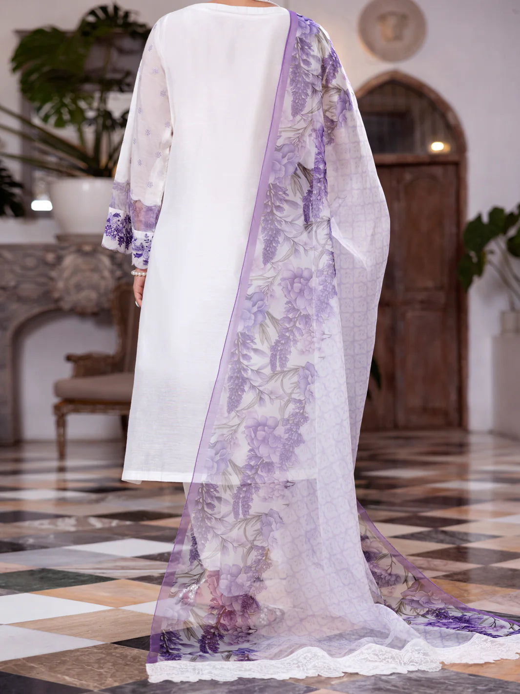 Almirah 3Pc Embroidery Paper Cotton Suit ALP-3PS-2056 gulbuy.com