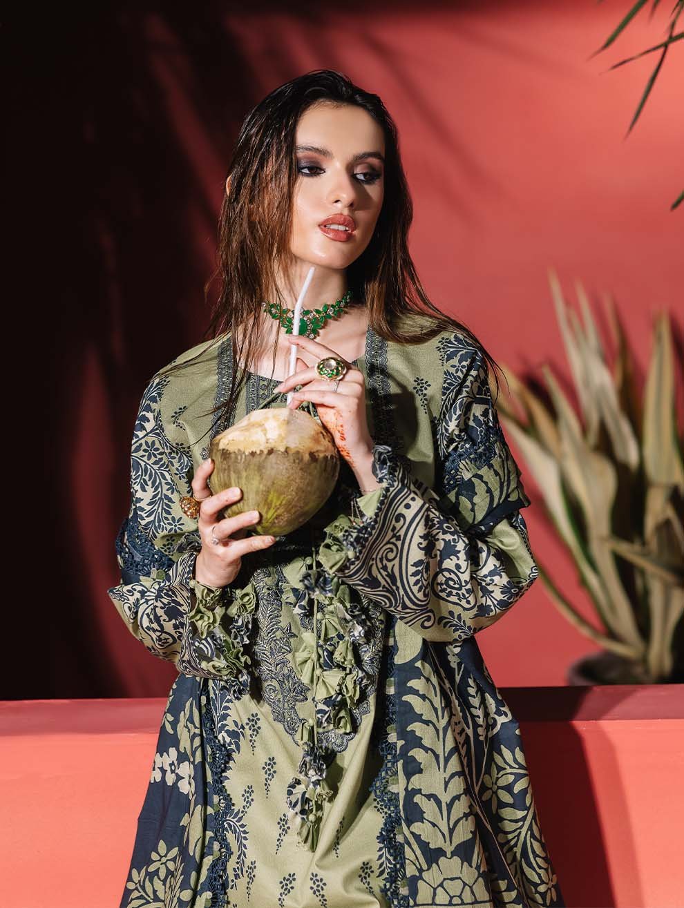 Jade 3Pc Embroidered Lawn Suit 25-UEP-20776 gulbuy.com