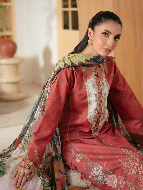 Jade 3Pc Printed Lawn Suit 25-LP-20829 gulbuy.com