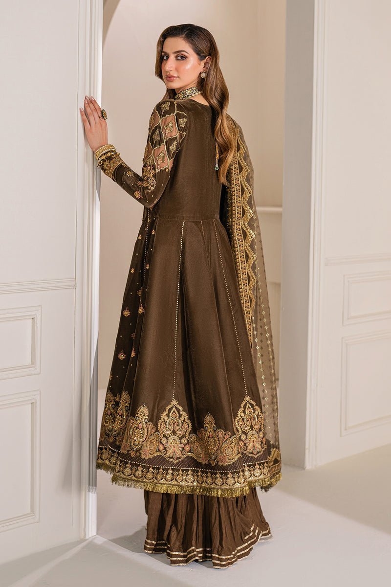 BAROQUE 3PC EMBROIDERED VELVET UF-749