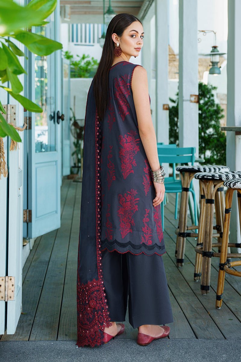BAROQUE 3PC EMBROIDERED JACQUARD LAWN SUIT (BQU-UF-D567) gulbuy.com