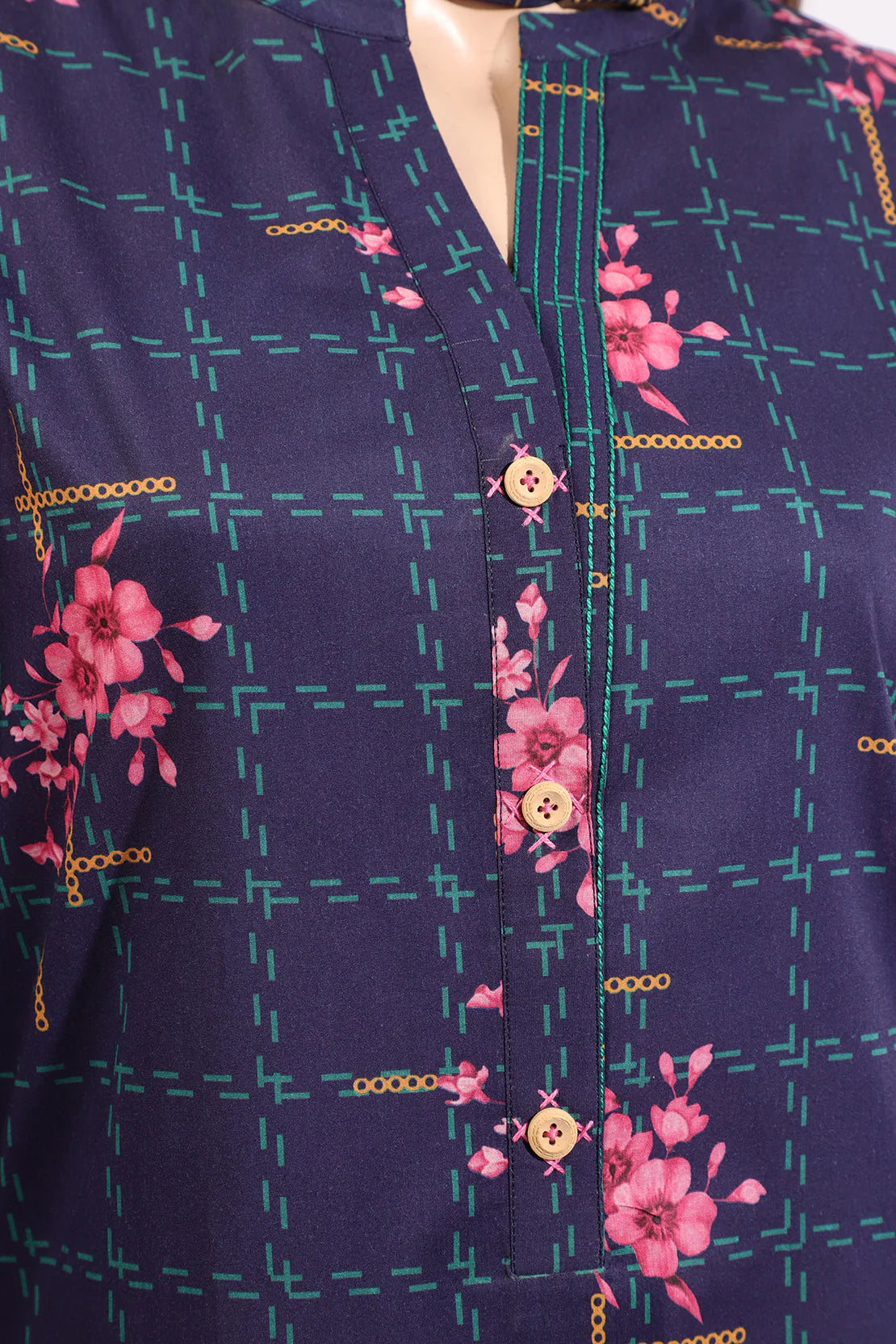 Saya 2Pc Printed Lawn Suit WU2P-3122 gulbuy.com