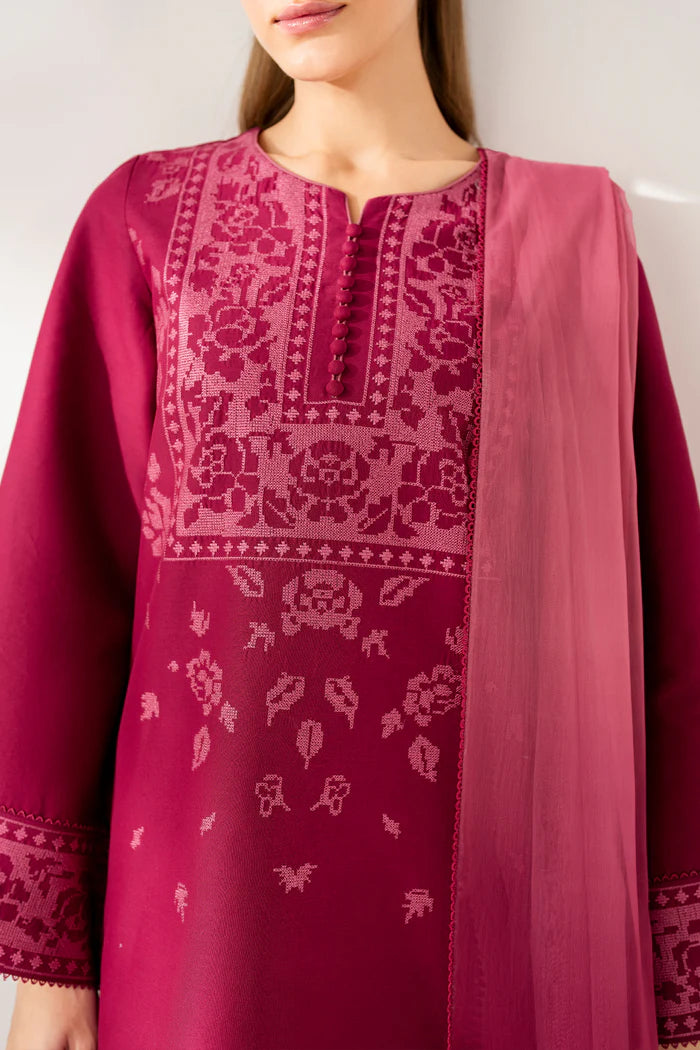 Jazmin 3Pc Embroidered Lawn Suit USE-9242 gulbuy.com