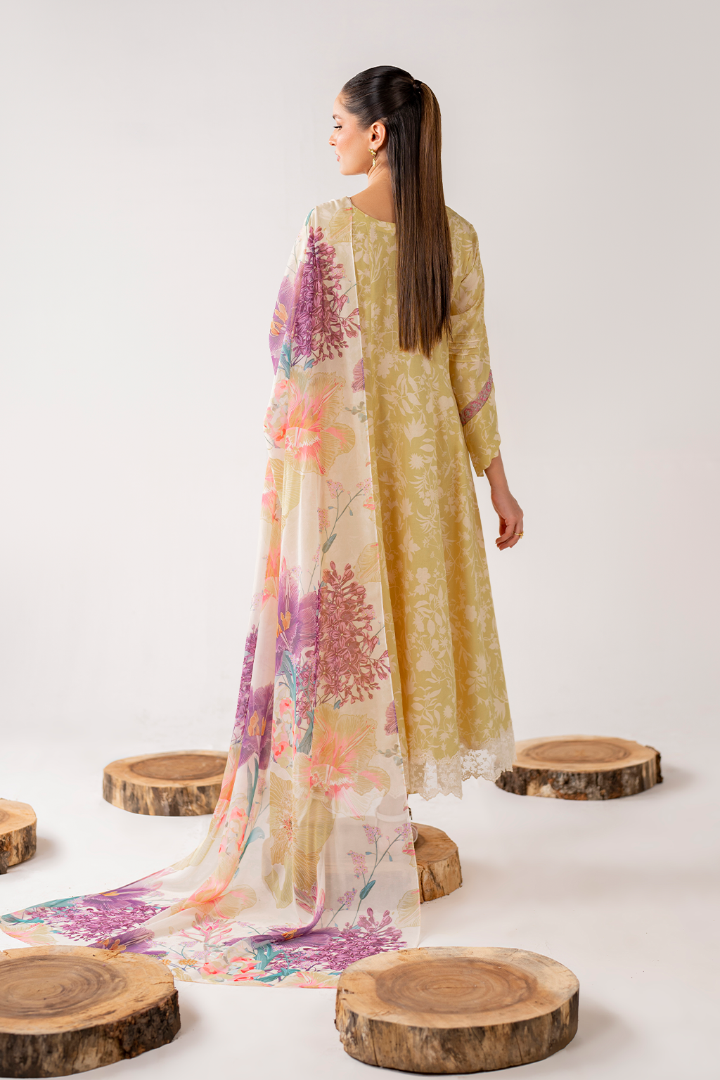 3 PIECE IZNIK PRINTED LAWN SUIT (UE-263) gulbuy.com