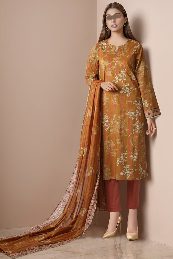 SAYA 3 PIECE PRINTED LAWN SUIT (U01-24140-05A)