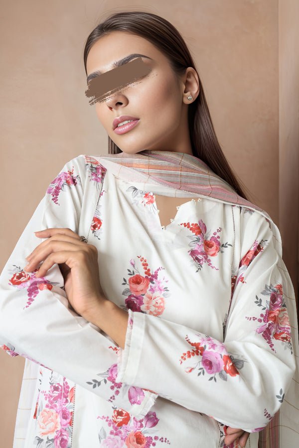 SAYA 3 PIECE PRINTED LAWN SUIT (U02-24170-07A) gulbuy.com