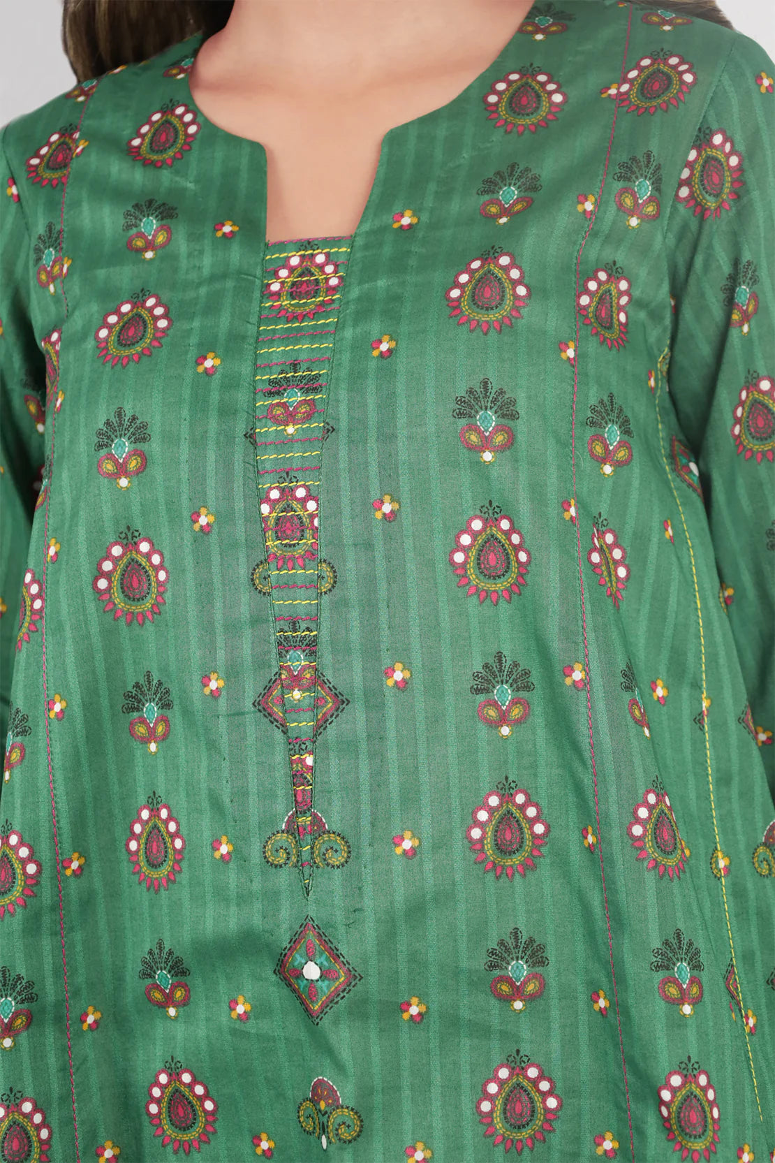 Saya 2Pc Printed Lawn Suit WU2P-5043 gulbuy.com