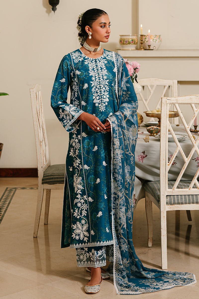 CROSS STITCH 3 PIECE EMBROIDERED LAWN SUIT (0124RTSPRTLWN0207)