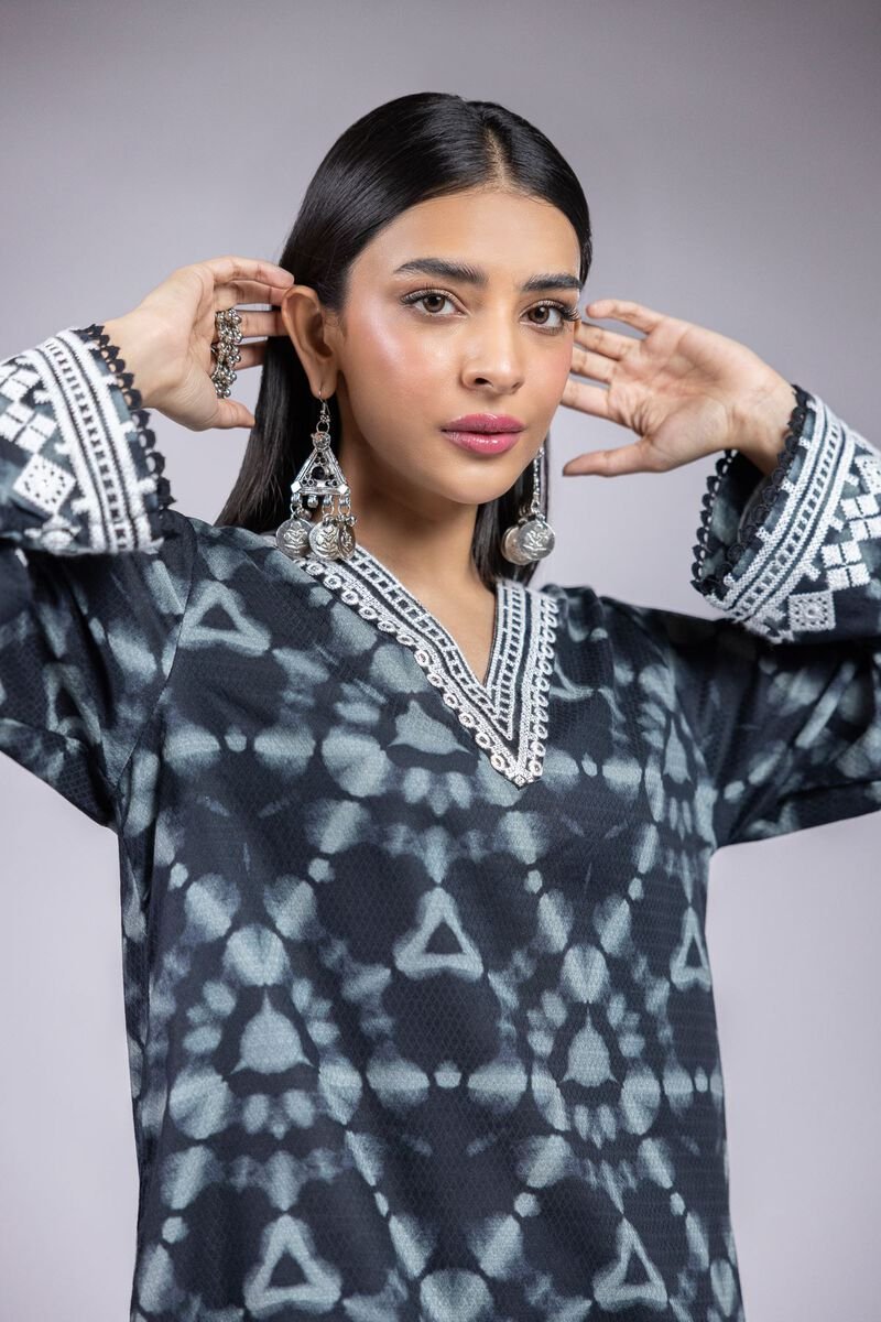 khaadi 2Pc Embroidered Dobby Suit 25-04E44-05TB gulbuy.com