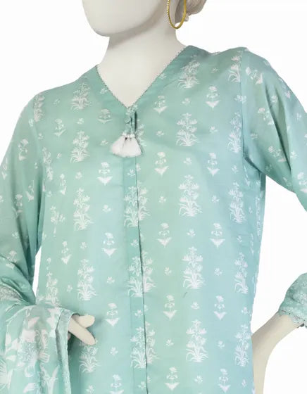 J. 3Pc Printed Lawn Suit JLAWN-S-25-901 gulbuy.com