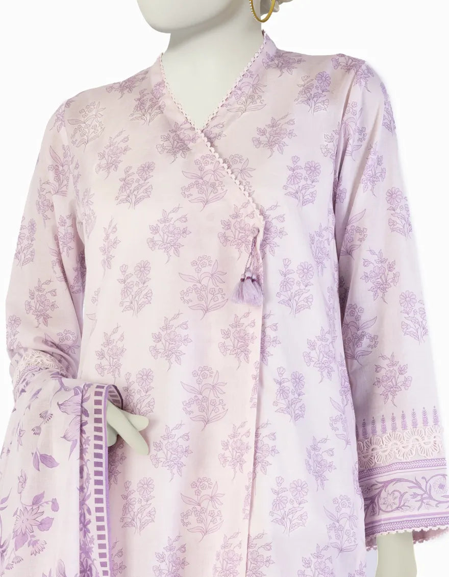 J. 3Pc Printed Lawn Suit JLAWN-S-25-902 gulbuy.com