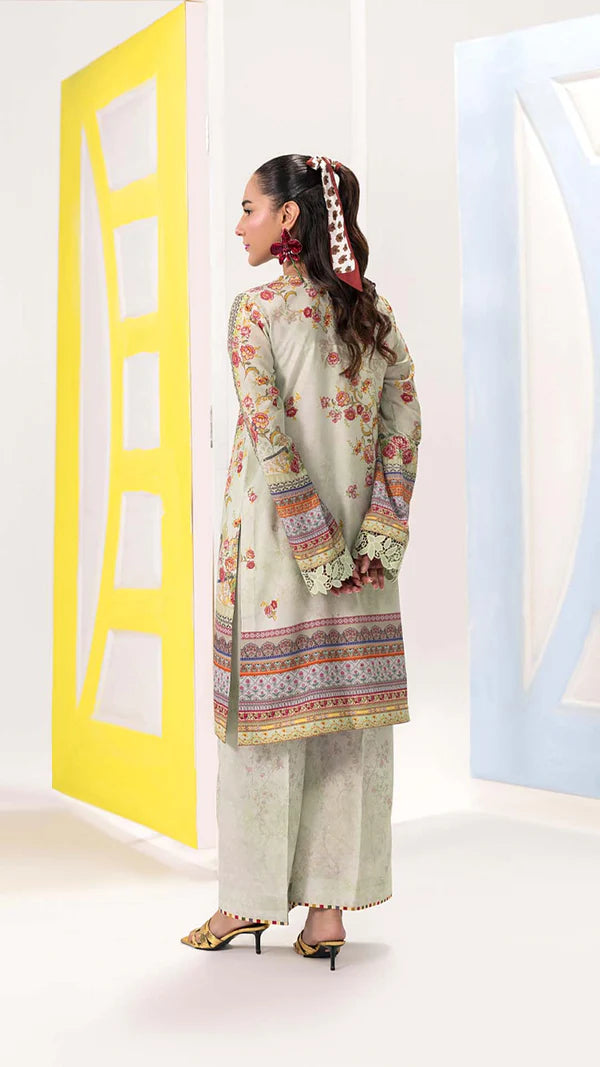 Sahane 2PC Printed Lawn Suit ME26006 Matcha gulbuy.com
