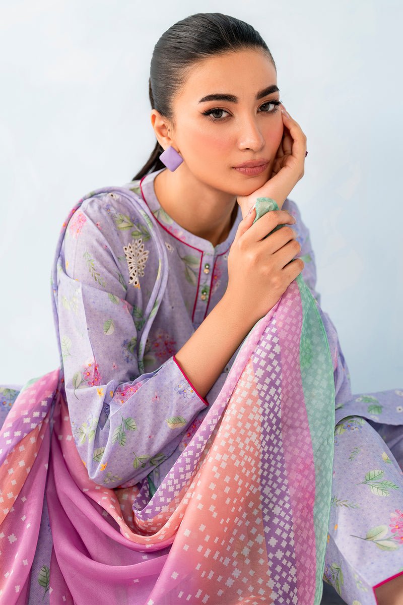 JAZMIN 3 PIECE EMBROIDERED LAWN SUIT (USE-9066)