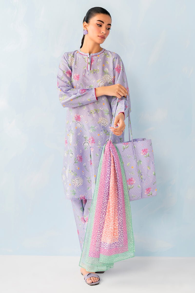 JAZMIN 3 PIECE EMBROIDERED LAWN SUIT (USE-9066)