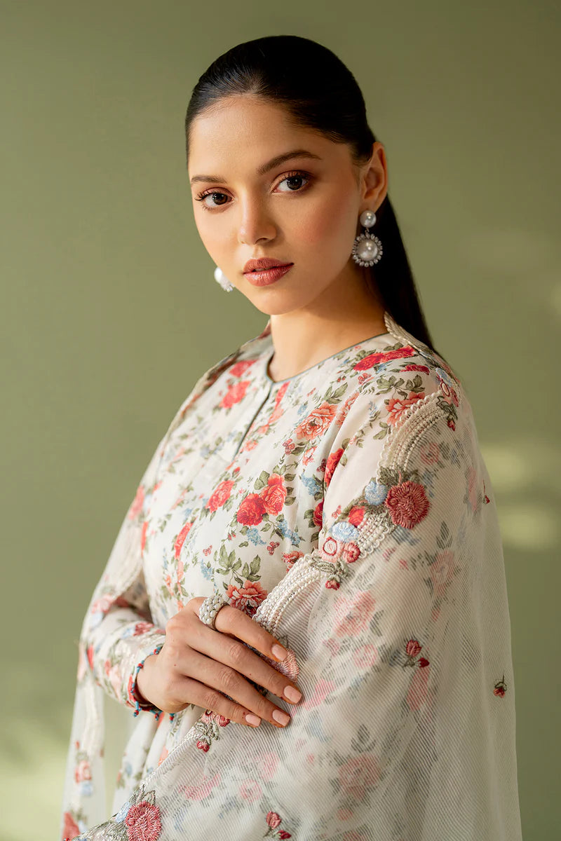 Baroque 3Pc Embroidered Lawn Suit PR-1149 gulbuy.com