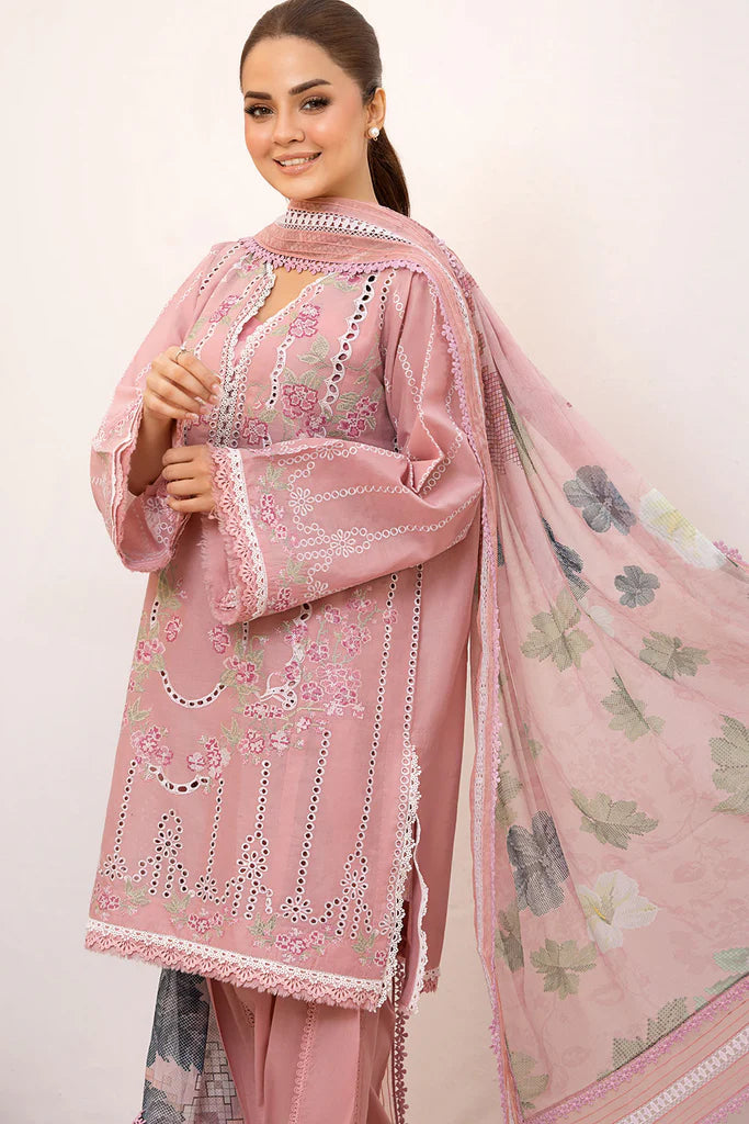 Sobia Nazir 3Pc Embroidered Lawn Suit Design 2A gulbuy.com