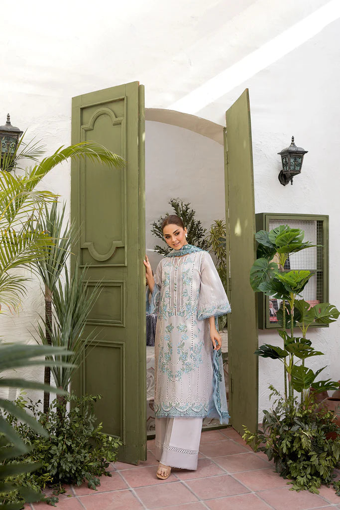 Sobia Nazir 3Pc Embroidered Lawn Suit Design 2B gulbuy.com