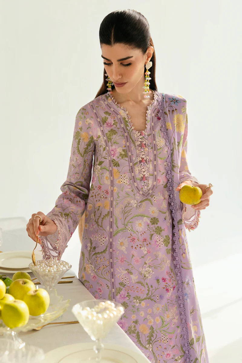 Qalamkar 3Pc Embroidered Lawn Suit PQ-04 Nami gulbuy.com