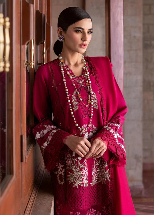 Saira Shakira 3Pc Embroidered Lawn Suit FAYE 7-B gulbuy.com