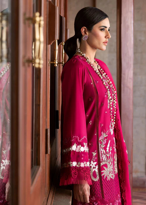 Saira Shakira 3Pc Embroidered Lawn Suit FAYE 7-B gulbuy.com
