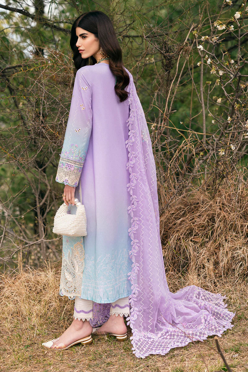 Qalamkar 3Pc Embroidered Lawn Suit DC-05 Clio gulbuy.com